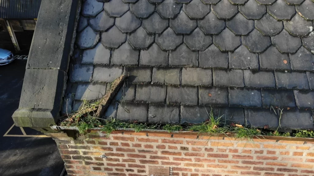 Old & Damaged Slate Roof Inspection