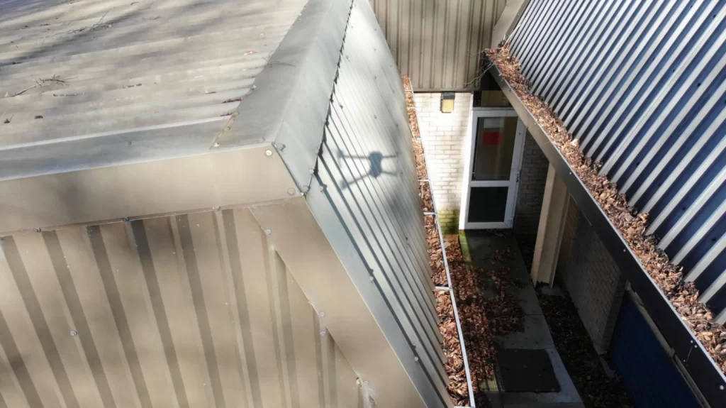 Commercial Gutter Inspection With Drones