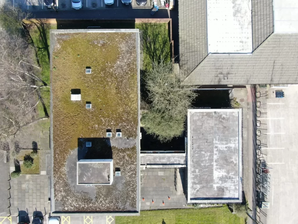 Commercial Building & Roof Survey With Drone