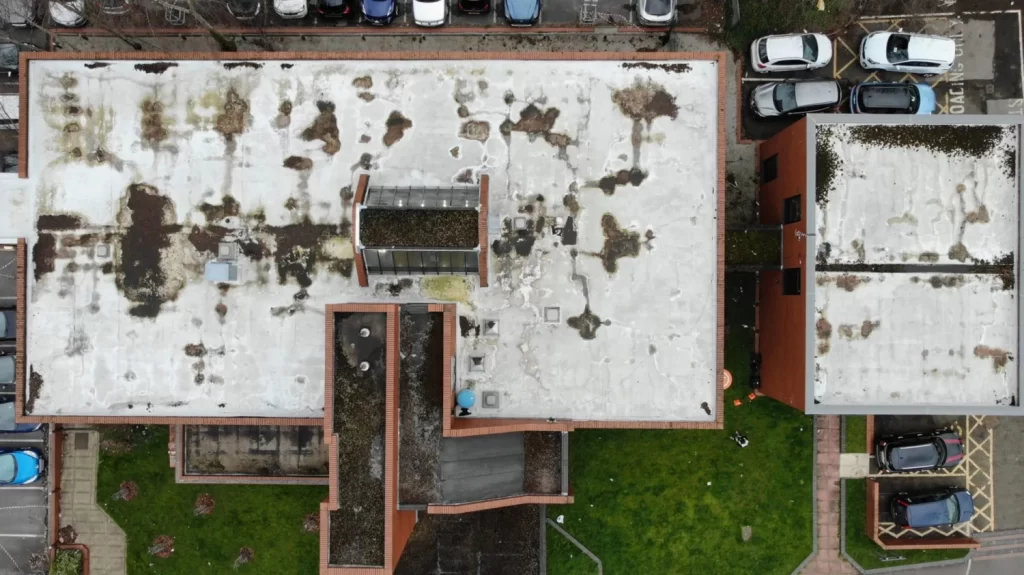 Commercial Roof Survey With Drones