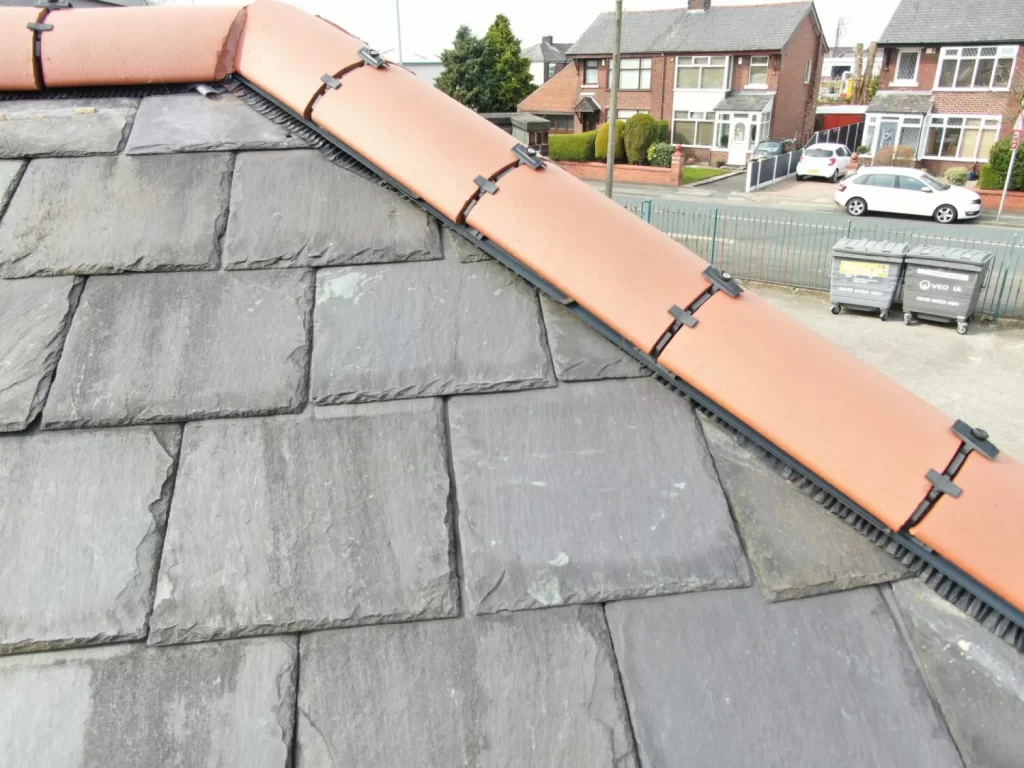 Slate Tile Roof Inspection With Drones