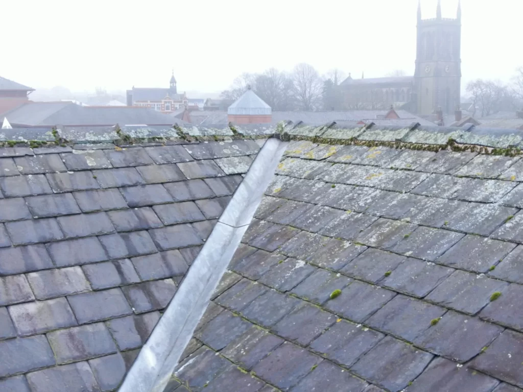 Domestic Roof Tile Survey With Drone