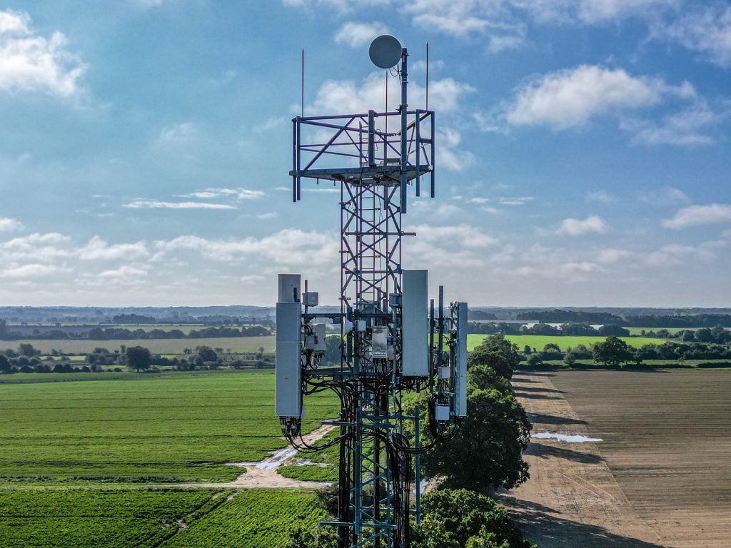 Phone Mast Surveying in Rural Locations by Drone Site Surveys Ltd.