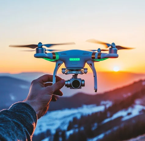 Camera Drones invented: Aerial photography