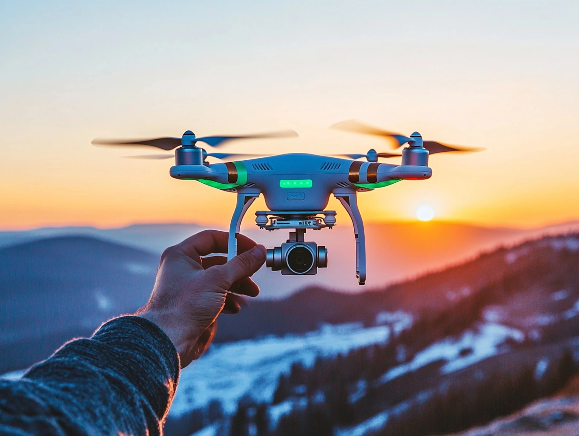 Camera Drones invented: Aerial photography