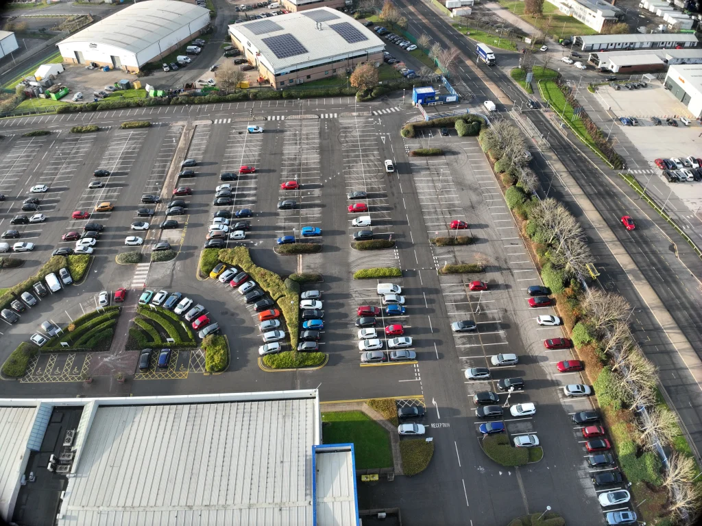 Car Park Data Management Using Drone