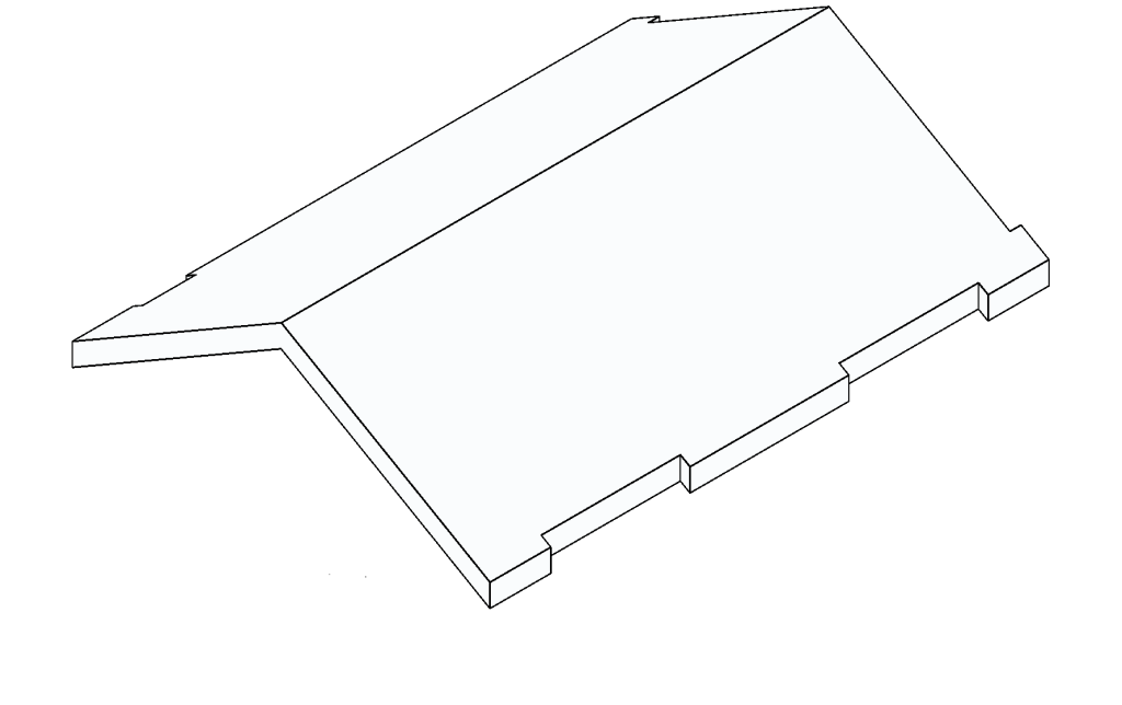 LOD 200 Roof Measured Survey visual representation