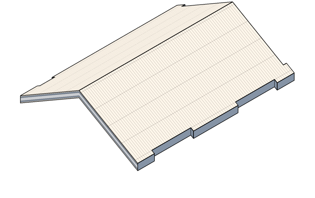 LOD 300 Roof Measured Survey visual representation